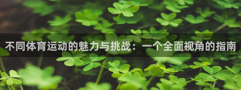 oety欧亿体育官网下载开户：不同体育运动的魅力与挑战：一个