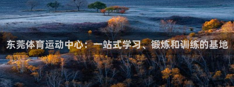 注册欧亿体育官方正版app：东莞体育运动中心：一站式